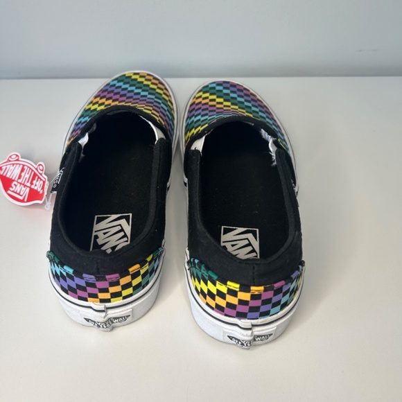 Vans Women’s Size 6 Multicolored Check Slide - Picture 4 of 5